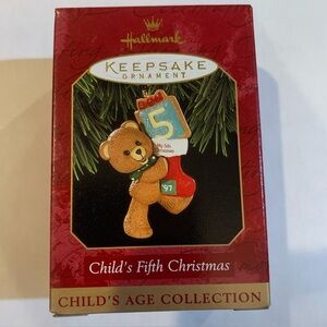 Hallmark Keepsake Ornament - Child's Fifth Christmas